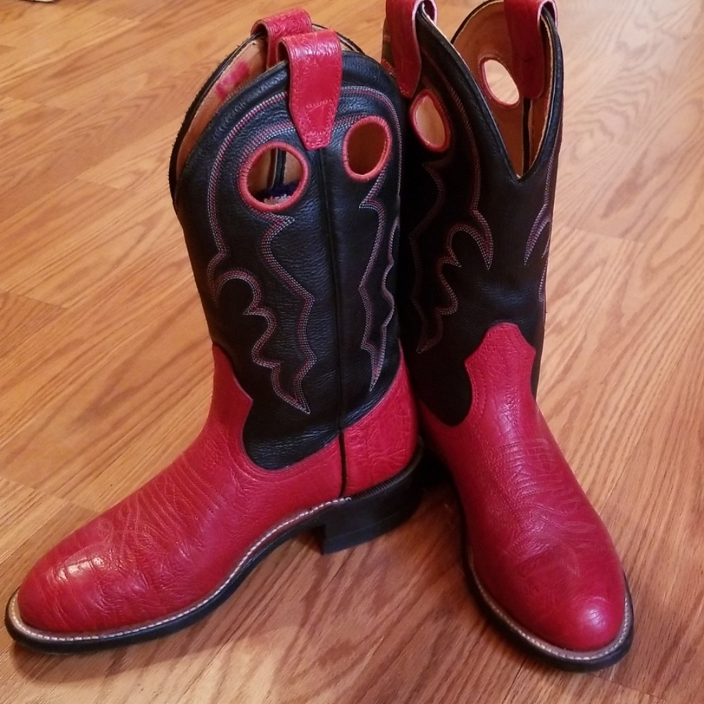 Red Boulet Cowboy Boots